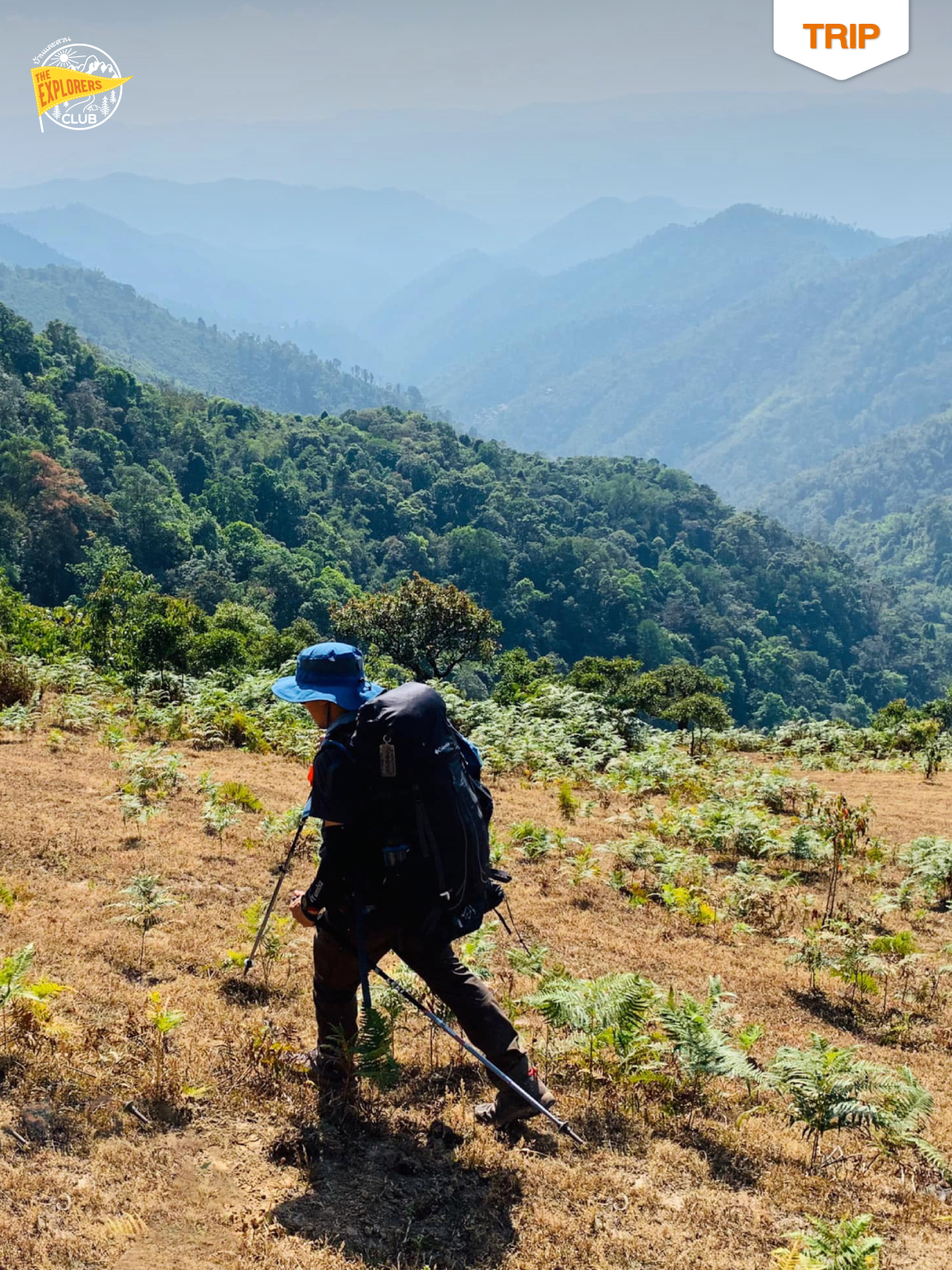เดินแบกกระเป๋าเข้าป่า 4 วัน 50 กิโลเมตร เส้นทางเดินป่าระยะไกลชุมชนขุนน้ำเงา แม่ฮ่องสอน