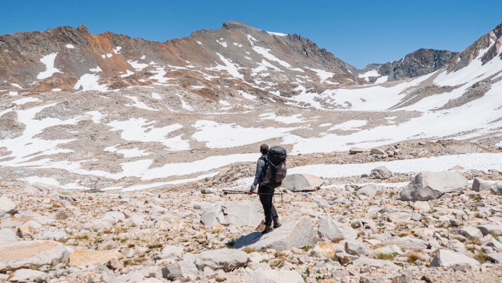 เดินป่า อเมริกา Sierra Nevada : Solo Thru-Hike John Muir Trail (Southbound) Location : Yosemite National Park, Ansel Adams Wilderness, John Muir Wilderness, Sequoia & Kings Canyon National Parks, Inyo National Forest