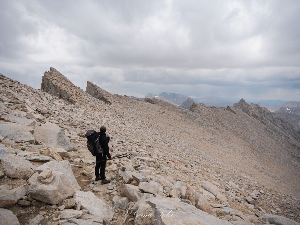 เดินป่า อเมริกา Sierra Nevada : Solo Thru-Hike John Muir Trail (Southbound) Location : Yosemite National Park, Ansel Adams Wilderness, John Muir Wilderness, Sequoia & Kings Canyon National Parks, Inyo National Forest