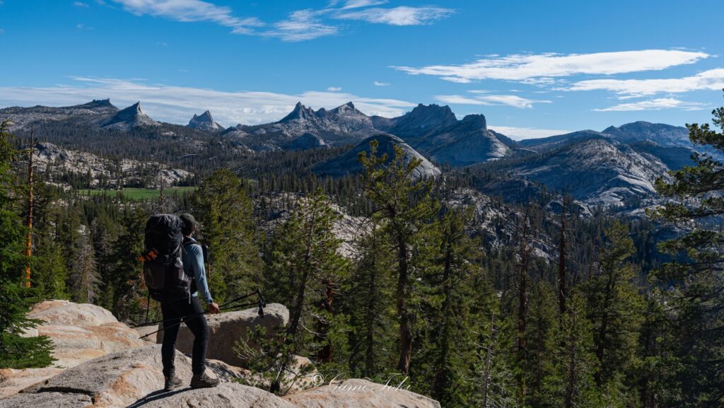 เดินป่า อเมริกา Sierra Nevada : Solo Thru-Hike John Muir Trail (Southbound) Location : Yosemite National Park, Ansel Adams Wilderness, John Muir Wilderness, Sequoia & Kings Canyon National Parks, Inyo National Forest