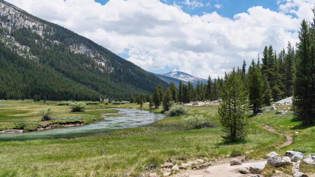 เดินป่า อเมริกา Sierra Nevada : Solo Thru-Hike John Muir Trail (Southbound) Location : Yosemite National Park, Ansel Adams Wilderness, John Muir Wilderness, Sequoia & Kings Canyon National Parks, Inyo National Forest