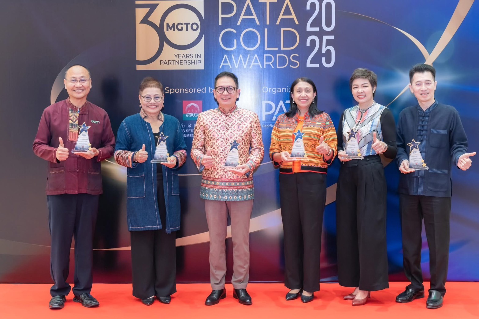 อพท. คว้ารางวัล PATA Grand & Gold Awards 6 รางวัล